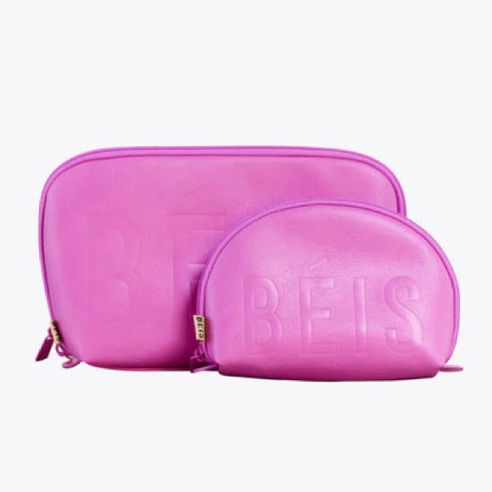 BÉIS Pouch Set in Berry
